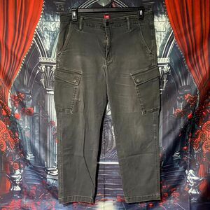 Levi's XX Chino Cargo Pant Men's 34x30 Black Tapered Faded Utility Workwear